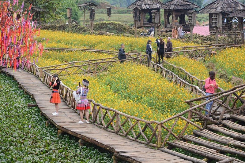 Tìm hiểu những nét đẹp vùng Tây Bắc tại khu du lịch Cát Cát Sapa