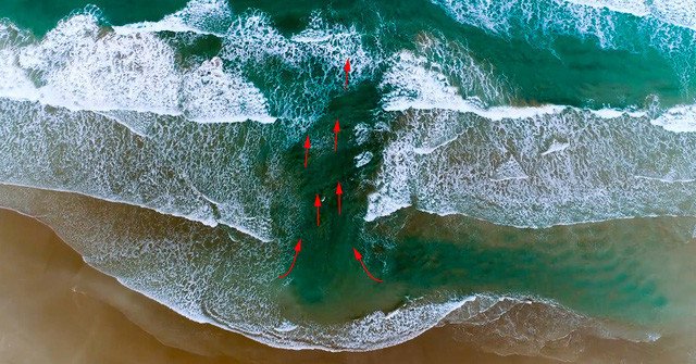 Cảnh báo dòng chảy xa bờ trong mùa du lịch biển