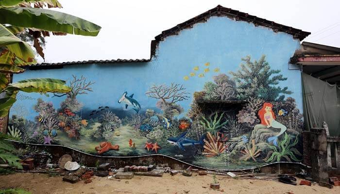 Làng bích họa Tam Thanh - Khám phá những bức tranh ngoài trời cực đẹp