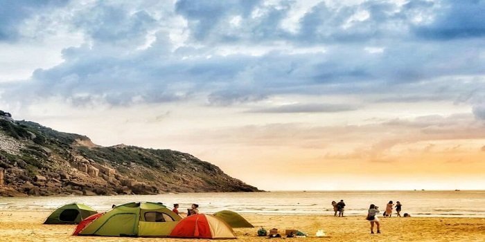 Kinh nghiệm Cắm trại ở Bãi Môn