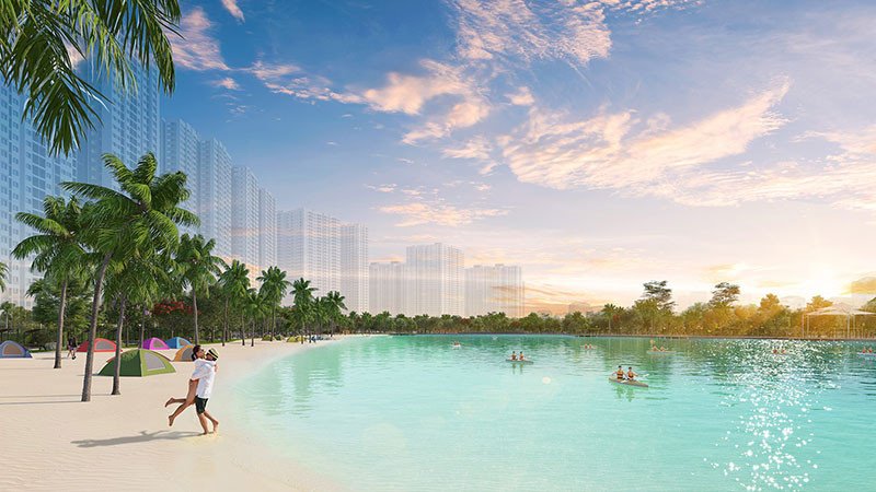 Vinhomes Ocean Park và những trải nghiệm du lịch thú vị tại bãi biển nhân tạo Hà Nội