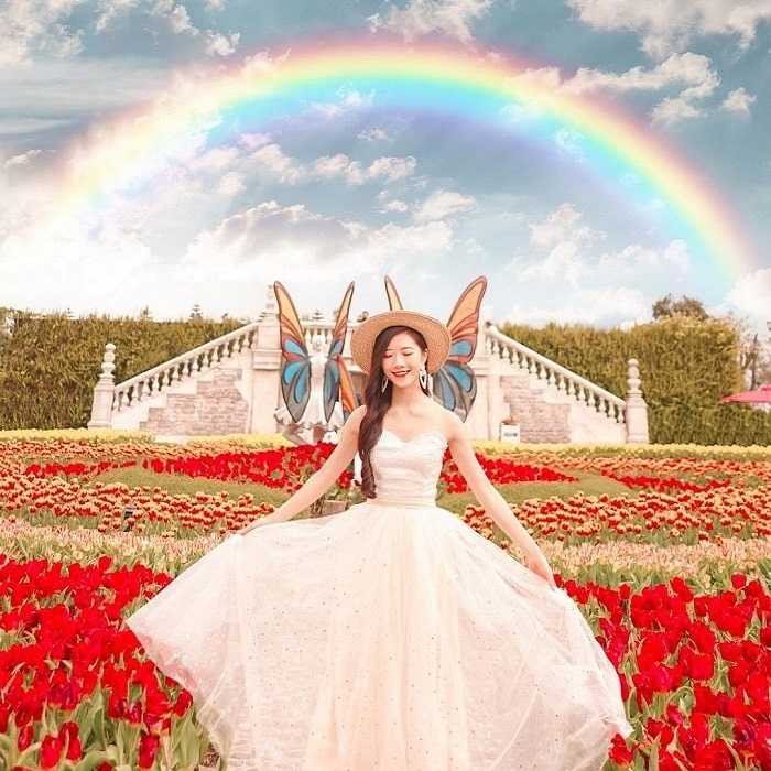 Checkin tại Vườn hoa Le Jardin D’Amour Đà Nẵng – Vườn hoa tình yêu Bà Nà